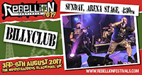 Billyclub - Rebellion Festival, Blackpool 6.8.17